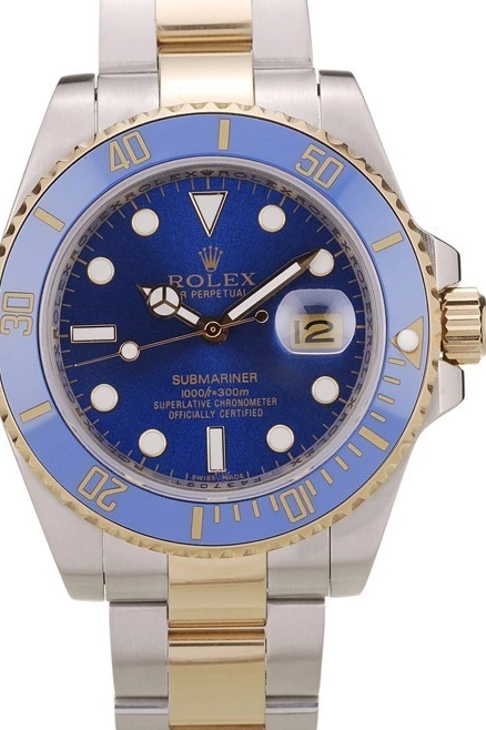 Aaa replica watch Blue Rolex Blue Submariner Dial 98230 Bezel 0714